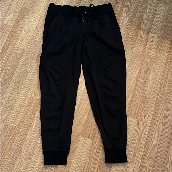 lululemon athletica Pants - Lululemon Athletica jogger Black with Logo medium